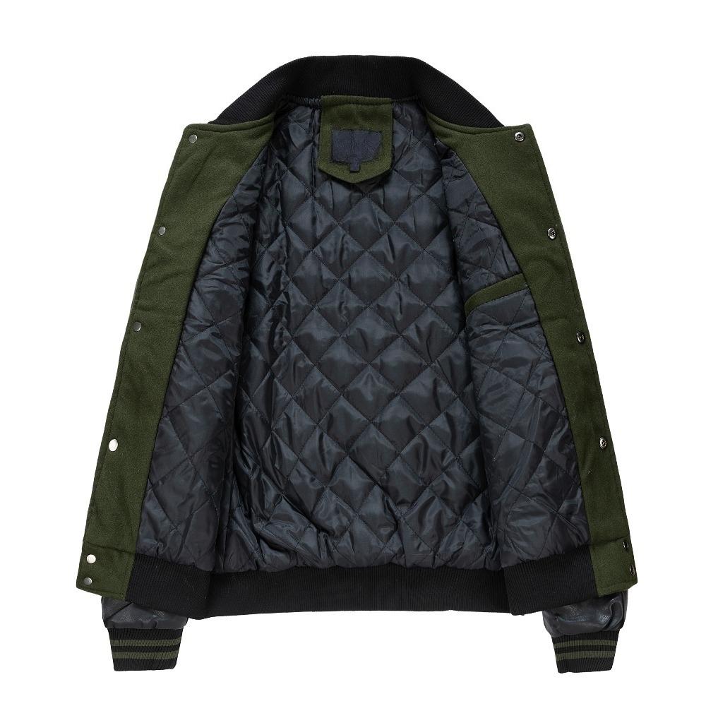 Herfst Winter Trendy Heren Baseballjack Amerikaanse Stijl Geborduurd Casual Los Grote Maat Bovenkleding voor Jonge Mannen