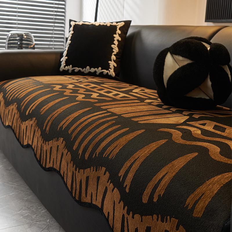 Bohemian Sofa Cushion Universal Four-Season Special-Shaped Sofa Seat Cushion Chenier Sofa Cover Non-Slip Sofa Cover