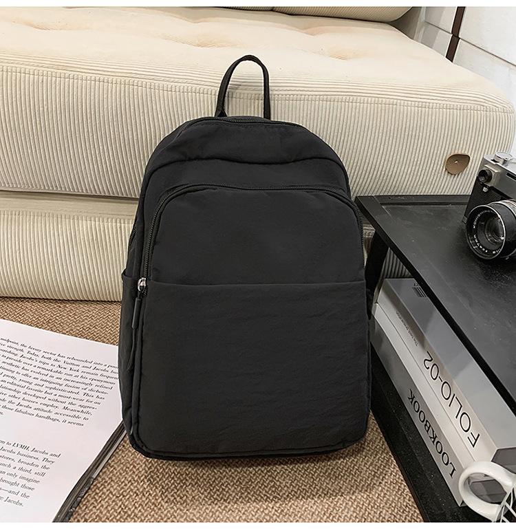 Schoolbag1011 New Japanese Simple College Student School Bag Leisure Travel Large Capacity Backpack High Value Backpack Women