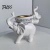 Exquisite Handcrafted Gift for Men Women Elephant Incense Burner, Resin Backflow Holder, Waterfall Halloween Party Table Centerpiece Burner