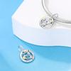 100 copper Creative Luminous 12 Constellation Leo Taurus Pendants Compatible With Authentic Bracelets Do It Yourself Jewellery