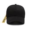 Hat Spring and Autumn New Embroidery Ribbon Baseball Cap Personalized Peaked Hat Outdoor Sun Hat Travel Hat Couple Hat
