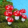 Colorful Mini Foam Mushrooms for DIY Micro Landscapes and Succulent Bonsai