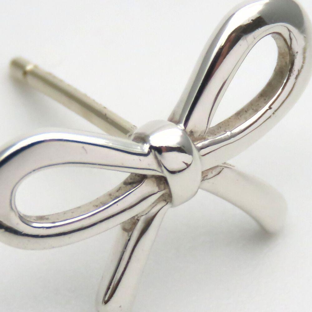 Used TIFFANY&Co. Pierce Bow Silver925 1.4g Silver Accessories