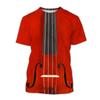 Summer Art Guitar 3D Print T-Shirts Streetwear Men Women FashionHarajuku Casual Oversized O-Neck T Shirt Tees Tops Clothing