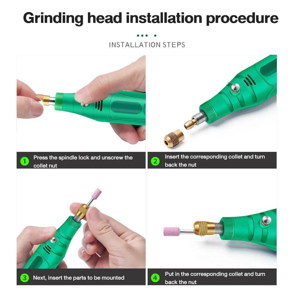 DIY Electric Drill Wireless Mini Rotary Tool Hand Drill Multifunctional Drill Engraving