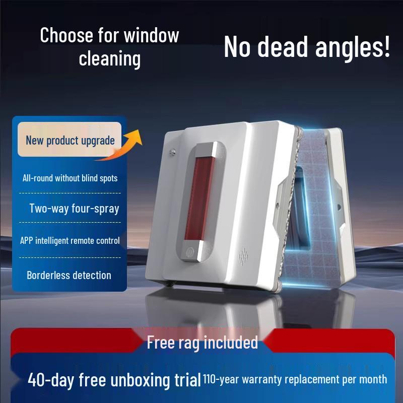 2025 Smart Electric Window Cleaning Robot: Fully Automatic for High-Rise and Household Use Basic: One-way spray, smart cleaning, remote