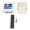 Smart Bluetooth Wall Amplifier 2.8 Inch HD Touch Screen with FM Radio Timing On Off Background
