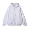 Men's Heavyweight 350g Zippered Hooded Sweatshirt - Trendy Spring/Autumn Cardigan for Couples