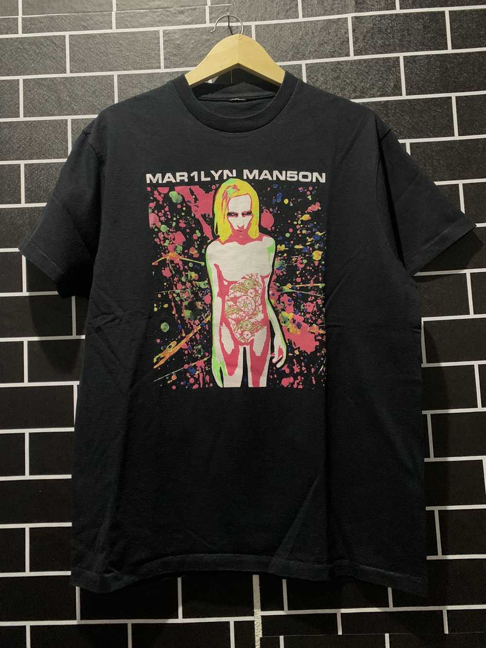 Marilyn Manson Mechanical Animals Band Black Unisex Tshirt Reprint S5XL KH6583 XXXXL