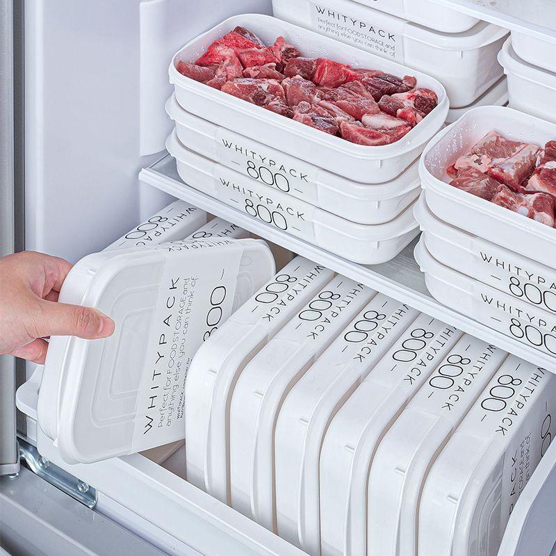 New Frozen Meat Packaging Box Food Packaging Refrigerator Fruit Vegetable Storage Food Preparation Divided Box