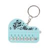 Mini Electronic Keyboard Keychain Pendant Portable Music Toy with Illuminated Keys for Music Lovers & Gift Buyers