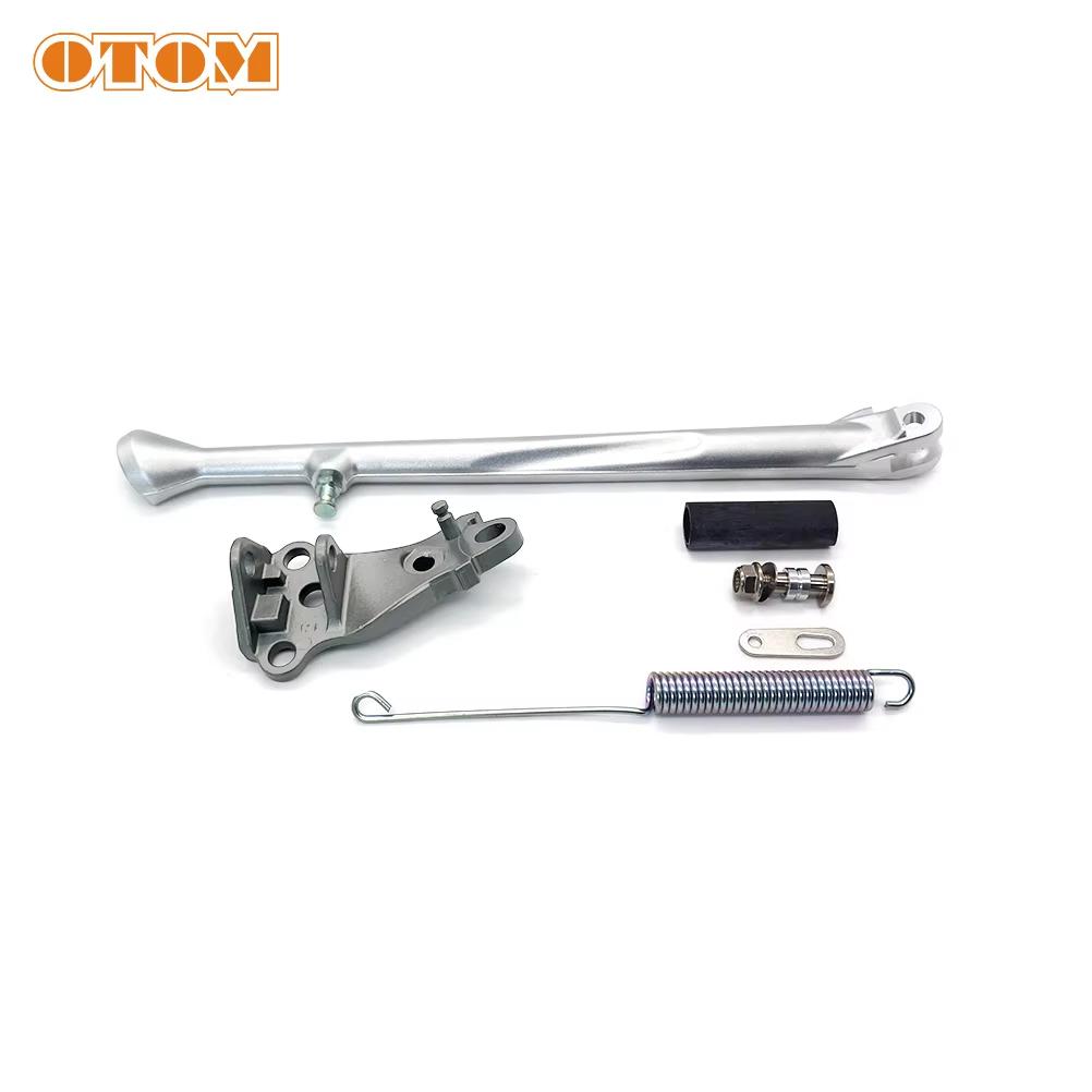 OTOM Motocycle Kickstand Side Stand W/ Spring Kit For YAMAHA YZ250F YZ450F 2010-2023 Racing Modification Forged Aluminum Bracket