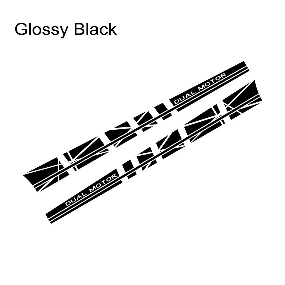 For Tesla Model Y Car Door Side Stickers PVC Decals Decoration Decal Waterproof Vinyl Film Auto Exterior Styling Car Accessories