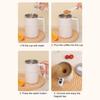 Automatic Stirring Cup with Temperature Display Electric Coffee Cup Auto-Stirring Mug Double-wall Insulated Cup for Coffee Protein Shakes