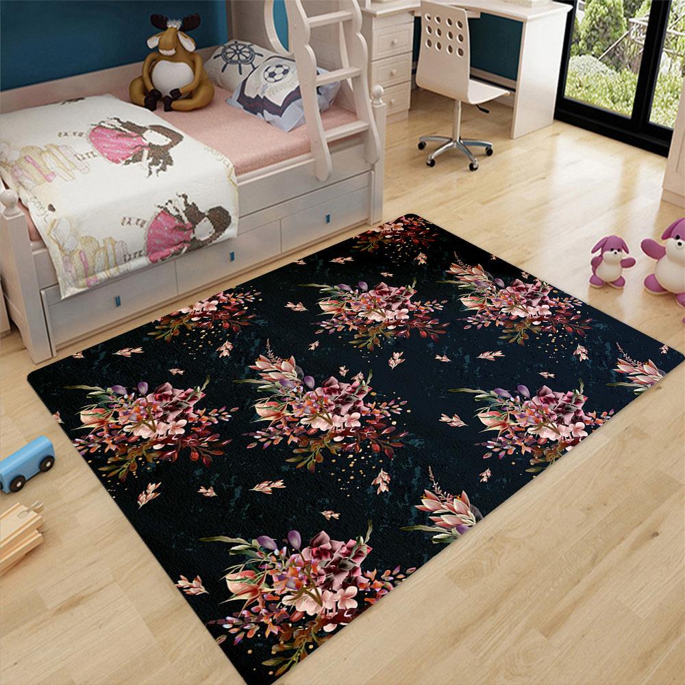 Room comfort rugs children's rugs bathroom floor mats home floral elements living room coffee table bedroom floor mats