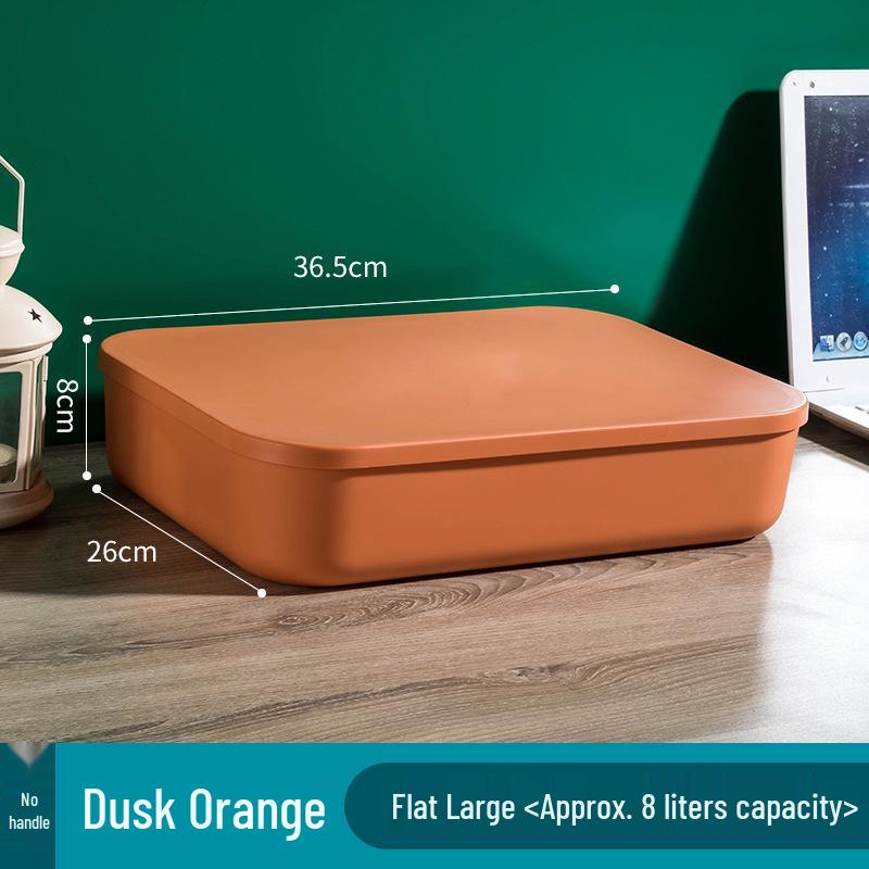 Colorful Macaron Storage Box Set - Dustproof Organizer for Bathroom, Bedroom, Cosmetics, Toys & More (5 Pieces)