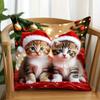 Snowflake-Patterned Christmas PillowcaseSuitable for sofa car bedroom decorative cushion cover pillow cover