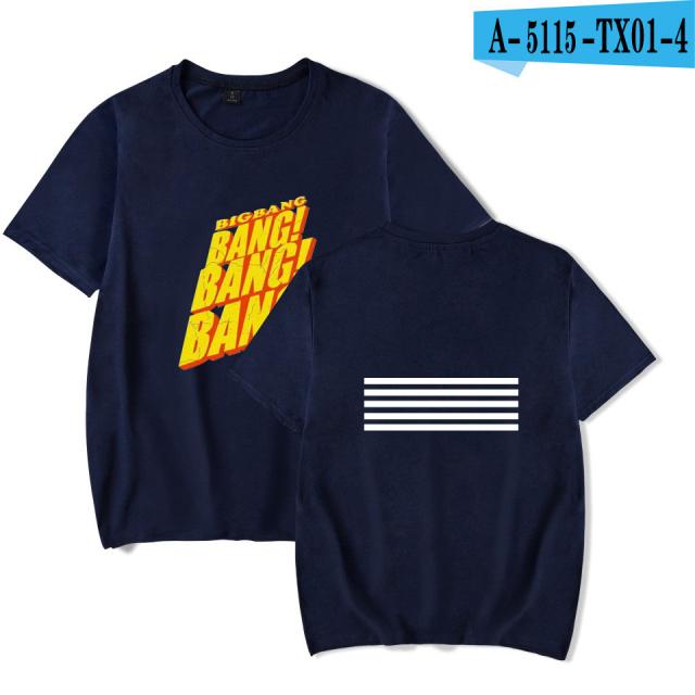 BIGBANG MADE World Tour T Shirt Bang Bang Bang G Dragon Same Tshirt Unisex Women Summer Short Sleeve Tee Tops Kpop Fashion Clothes S