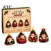 Parent Child Interactive Activity 3D Beaded DIY Kit, Lifelike Christmas Animal Beading Craft Set, Set for Kids Handmade Easy Embroidery Kit And Adults