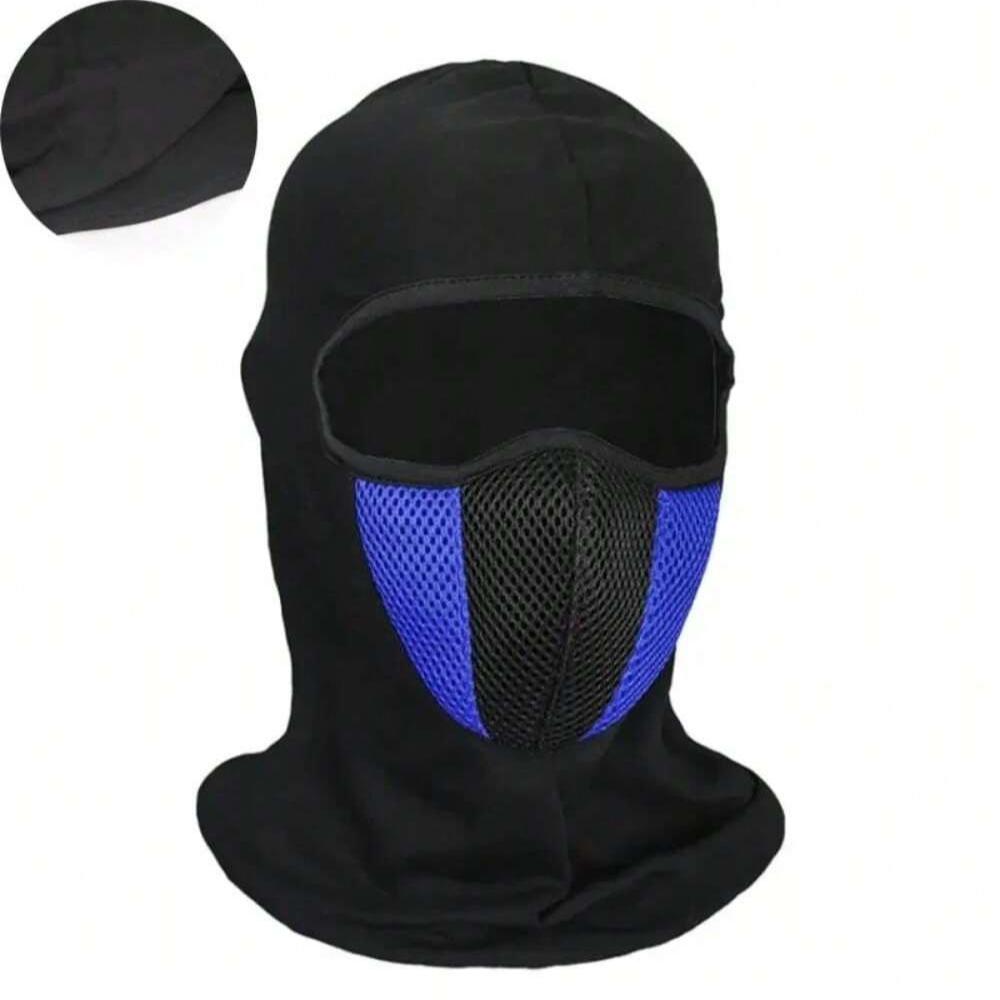 Black Motorcycle Face Mask Moto Balaclava Winter Mask Face Shield Cycling Motorcycle Mask for All Seasons,12 Colors