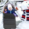 Universal Ride Chair Sack Winter Two-Way Zipper Cotton Cushion For Stroller Windproof Waterproof Case For Most Baby Strollers
