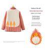 240 Jin Plus Size Velvet-Lined Cotton Jacket for Autumn/Winter - Stand Collar, Loose Fit for Middle-Aged & Elderly Women