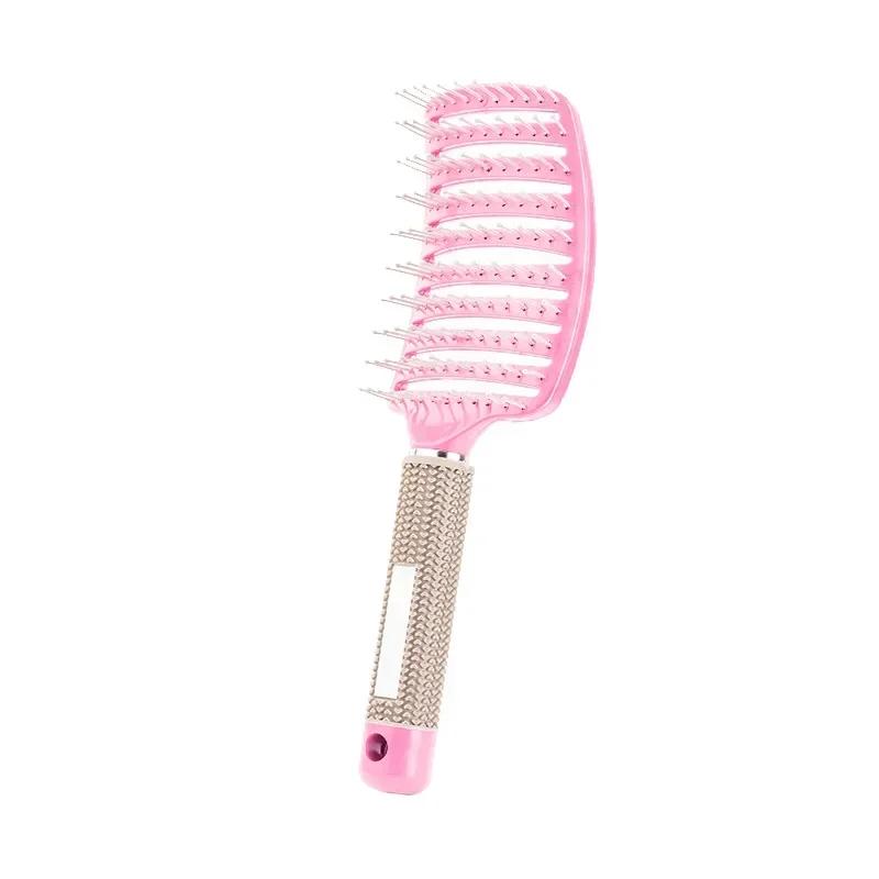 Hair Women 1pcsdetangle Hairbrush Brush Massage Comb Anti Klit Brushy Haarborstel Scalp Curly Combing Brushes Hairdressing Tools