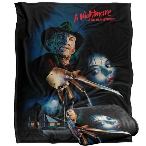 Nightmare On Elm Street Poster Freddy Krueger Blanket