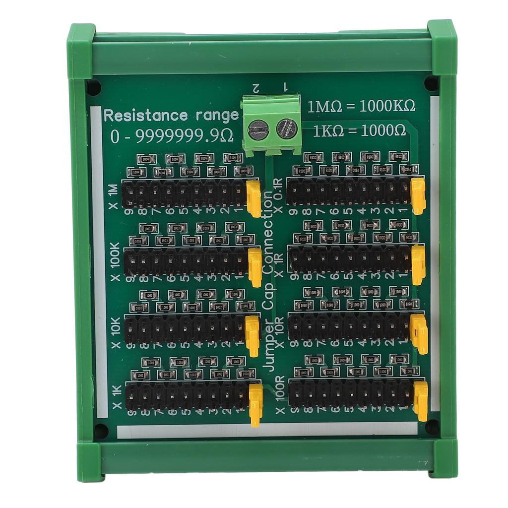 Widerstandsplatine 0 bis 9999999,9 Ohm PCB Programmierbare SMD-Widerstandsplatine mit Klemmen 220V