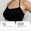 Zeriluna Cross Back Sports Bra: Breathable, Elastic, Comfortable, and Close-fitting