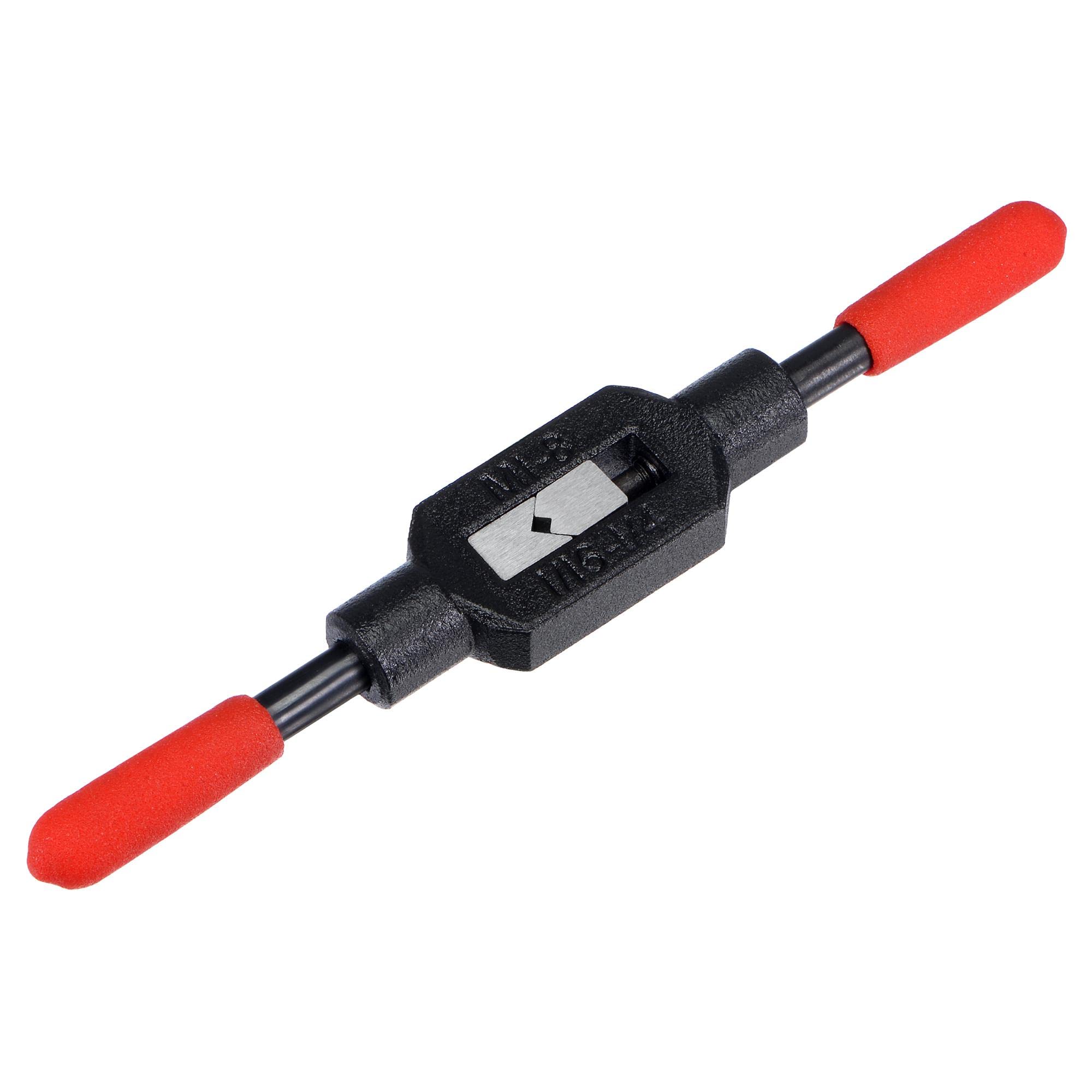 

uxcell Adjustable Tap Wrench Handle for Taps Tap Reamer Tapping Wrench Hand Tool with Plastic Dip Handle 1.58mm-6.5mm (UNC/UNF) / M1-M8
