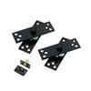 2Pcs Reliable 360 Degree Rotating Door Hinges Constructed From Corrosion Resistant Material For Solid Entrances