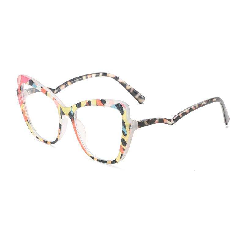 

Anti Blue Reading New Rays Oversized Feline Spectacles Eye Ladies Stylish Woman Transparent For Presbyopic Clear Cat s Eyewear Prescription Original lens 0