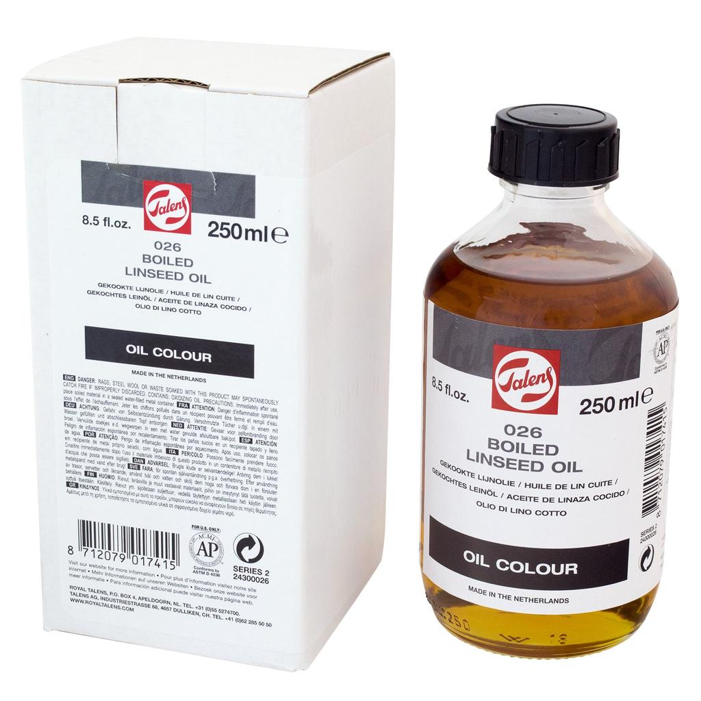 Talens Boiled Linseed Oil, 250ml, T2430-0026
