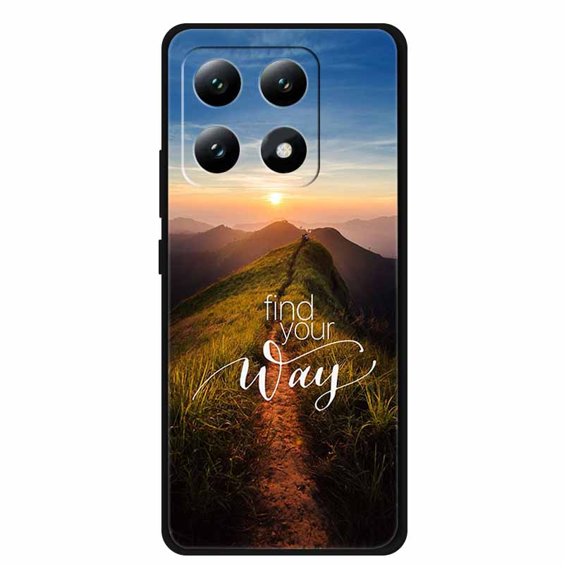 For Xiaomi 15T 5G Case Colorful Flowers Soft Silicone TPU Back Case For Xiaomi 15T Pro 5G Capa Boho Colorida Anti-Scratch Cover