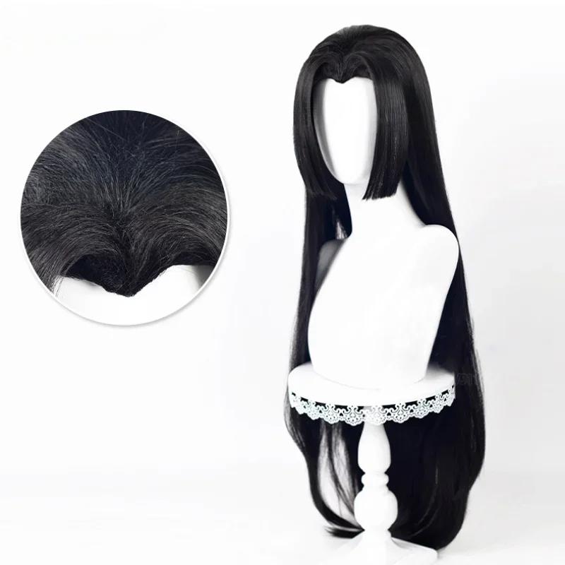 

Anime Long Boa Hancock Cosplay Wig Boa Hancock Wigs Black Wig Heat Resistant Halloween Party Wigs as the picture-One Size