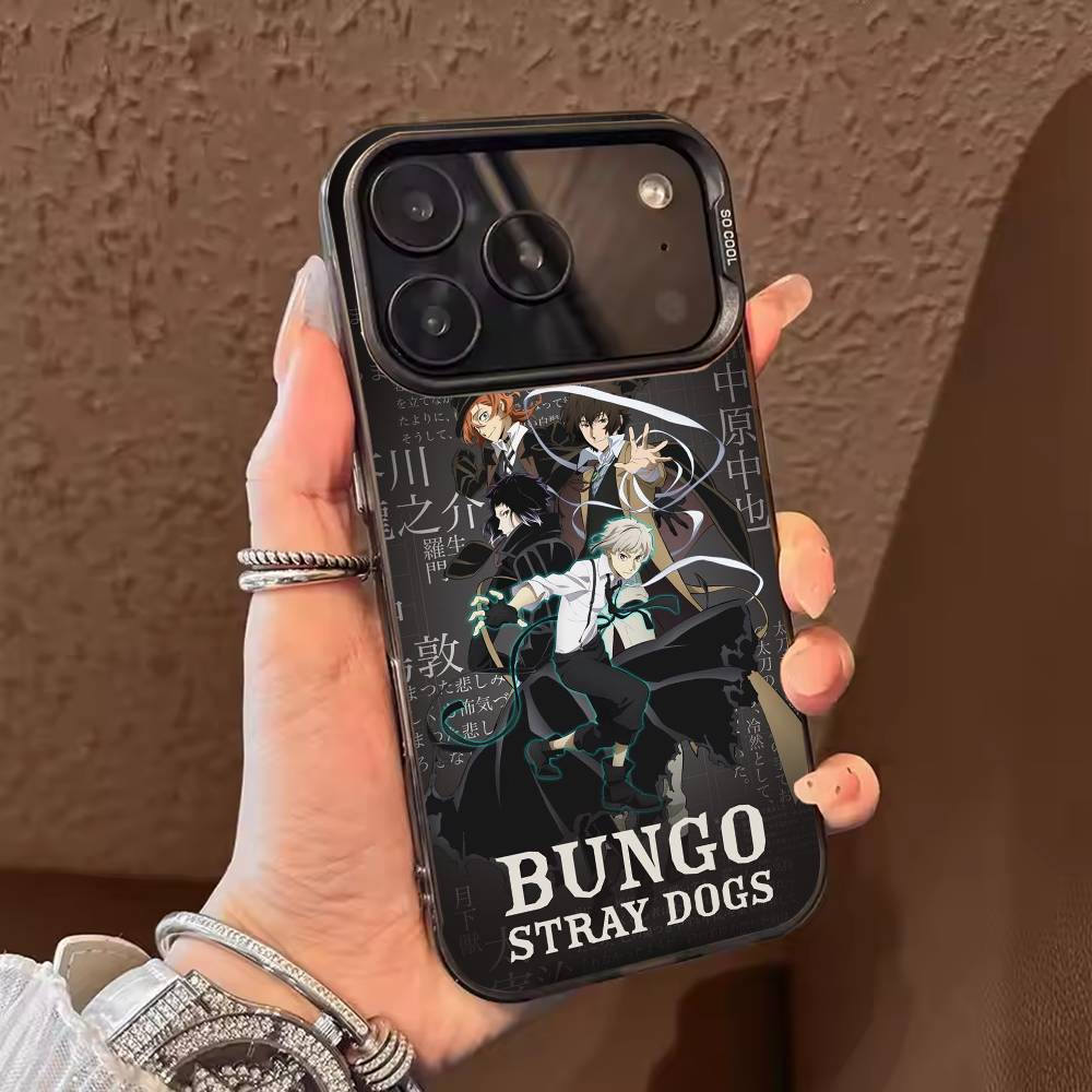 

ГОРЯЧИЙ Чехол для телефона B-Bungou Stray Dogs Для iPhone 17,16,15,14,13,12,11,Pro Max,Plus Конфетный Серебристый Чехол iPhone16pro