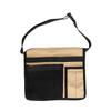 Tool Waist Bag Lightweight Multi Pocket Oxford Cloth Waist Tool Pouch for Garden Climbing Outdoor(Black  Khaki )