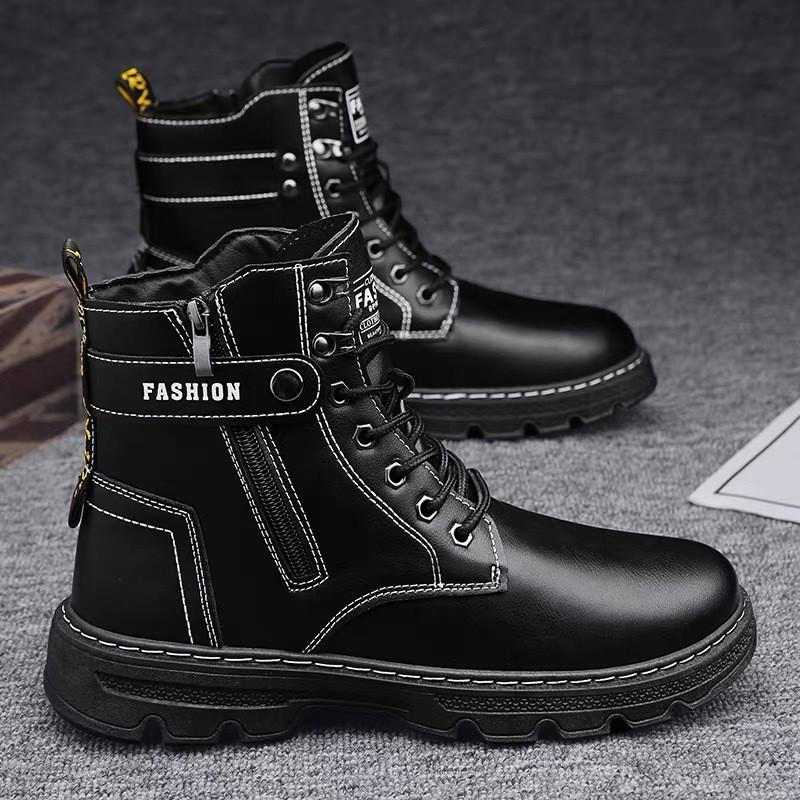 

High-top Men s Shoes Outdoor Mountaineering Labor Protection Work Boots Martin Motorcycle Sports Trend Men 44