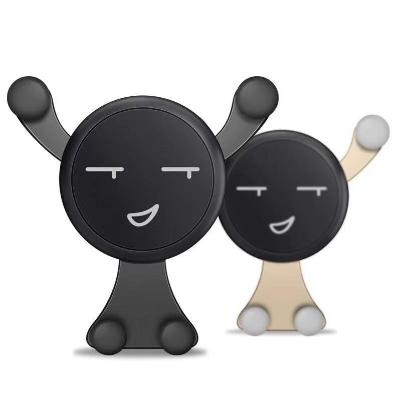 Smiley Auto Handyhalterung schrumpft automatisch aus dem Trend Navigation Mehrzweck Auto Schwerkrafthalterung Fabrik