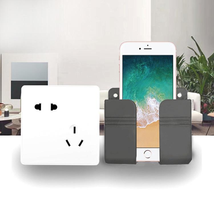 

Самоклеящийся пульт дистанционного управления для телевизора, кондиционера, держатель для настенного крепления, ящик для хранения, органайзер, чехол для хранения медиа-носителей серый