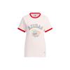 adidas T-shirt da Donna Manica Corta Patchwork Taglio Dritto Stampa Logo Dumbo Disney Originali Top Rosa IN1064