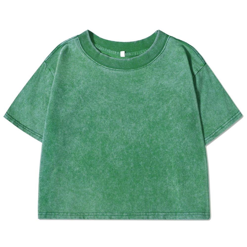 

Solid Color Slim Washed T-Shirt Women Fashion Soft Cotton Tee ShirtS Casual Sport Short Sleeve Cool Retro Clothing Female XXL
