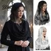 Bridal Lace Veil Church Mantilla Catholic for Wedding Western Style Headwear Halloween Costumes Vintage Eyelash Headwear Photo Prop