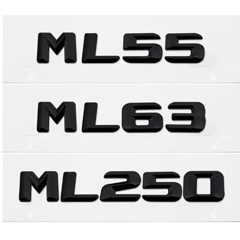 3D ABS Car Rear Trunk Sticker Tail Letter Badge Emblem for Mercedes Benz Style ML55 ML63 ML250 ML300 ML320 ML350 ML400 ML430