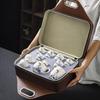Chaxun Mutton Fat Jade Ceramic Travel Tea Set