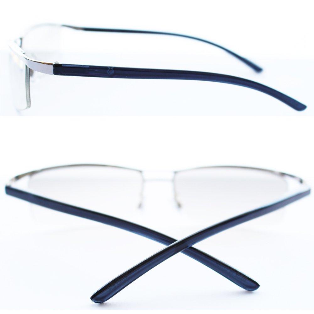 Eight Tokyo Sharp UV Protection Sunglasses for Driving by a Sabae Smoke Clear Mirror Men's [Designed Manufacturer] Silver/Large 342-9