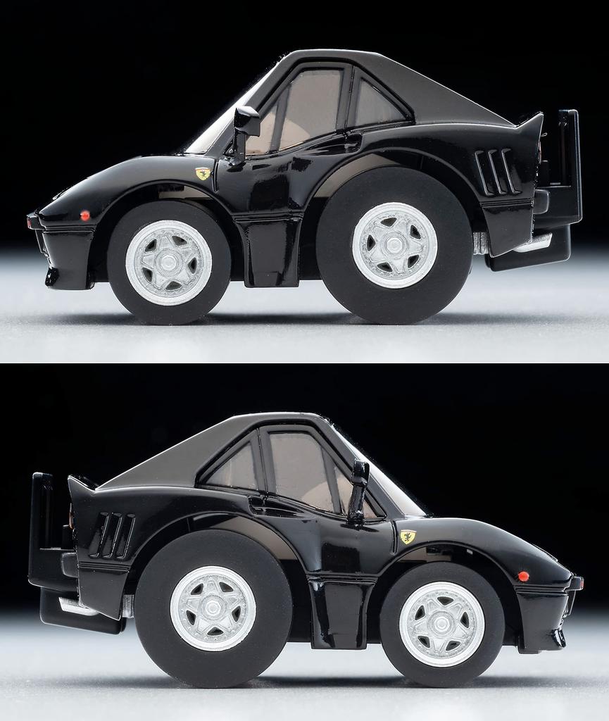 TOMYTEC Choro-Q Zero Z-82b Ferrari GTO Black Finished Product