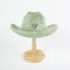 Plush Homburg Furry Fashion Hat Gifts for Boyfriend Hat Wide Brimmed Unisex Wear for Gatherings Photo Props